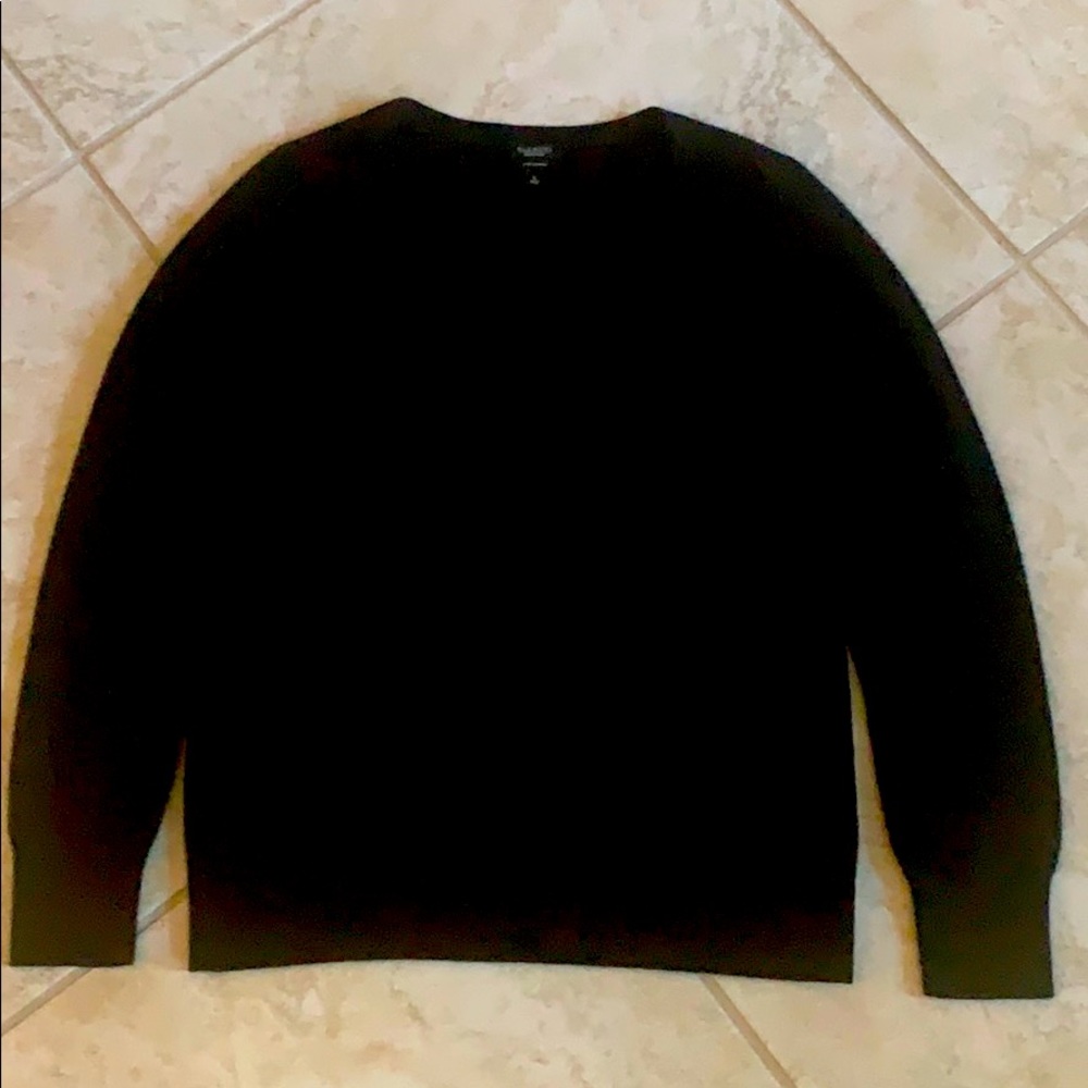 Black cashmere sweater from Talbots